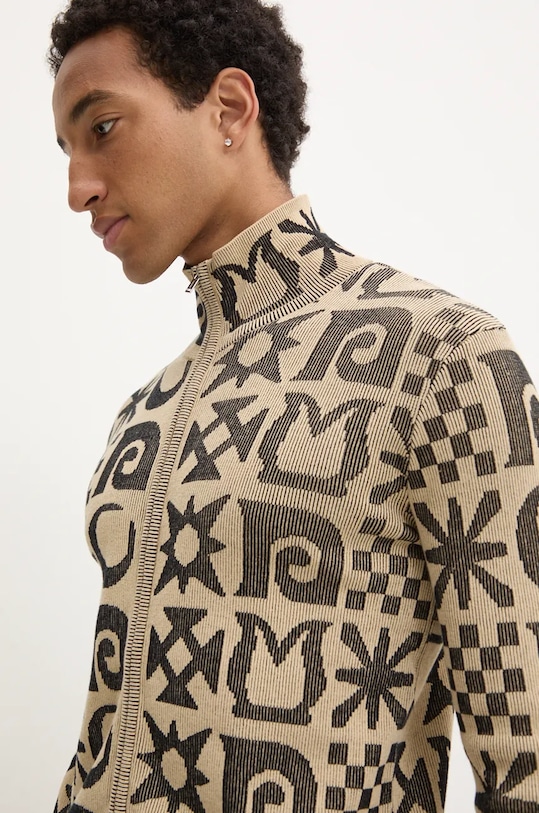 Nanushka kardigan TOMOO pozostałe beżowy NM24PFSW00271