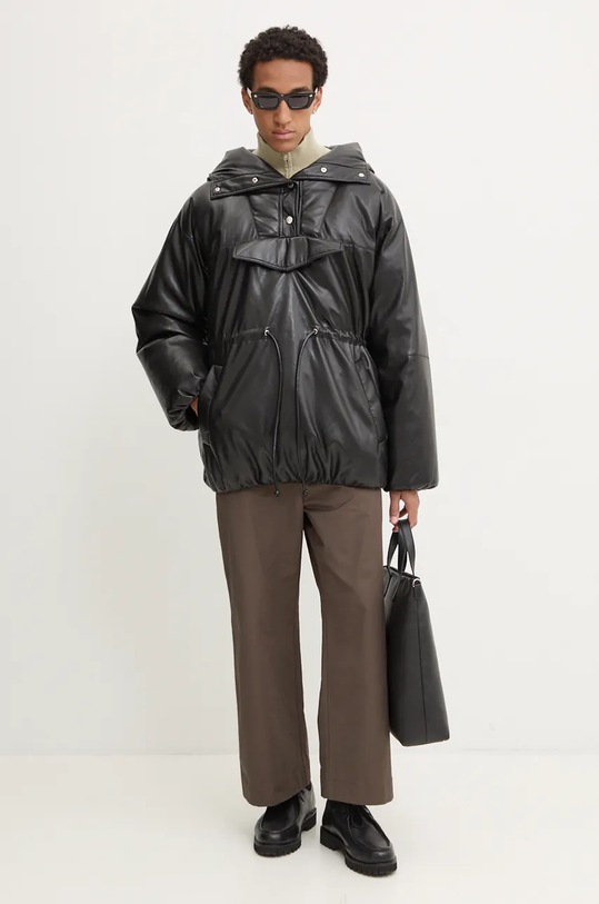 Вовняний кардиган Nanushka POVAL NM24PFSW00472 бежевий AW24