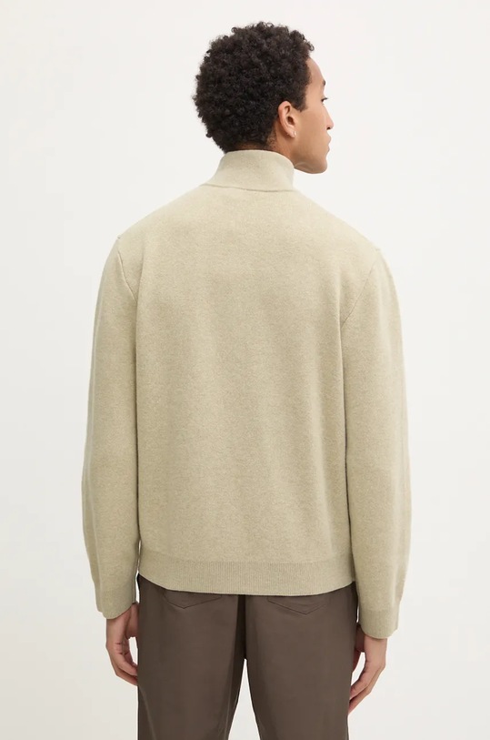 Одежда Шерстяной кардиган Nanushka POVAL NM24PFSW00472 бежевый