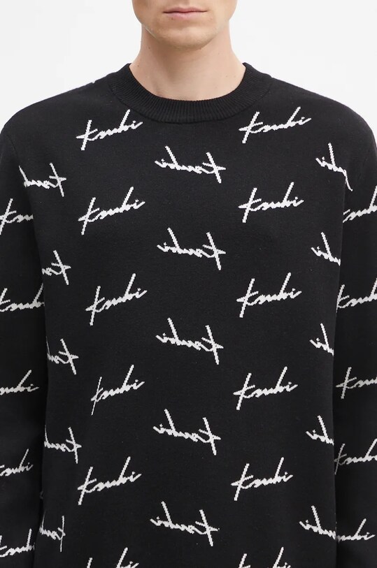 KSUBI pulover Skript Knit MFA24KW003 negru