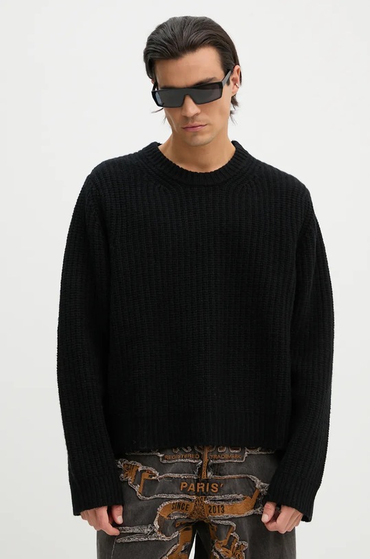 Vlněný svetr Won Hundred směs černá 3209.11091