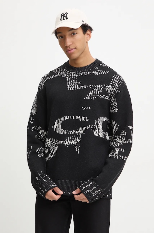 A-COLD-WALL* sweter okrągły czarny ACWMK180