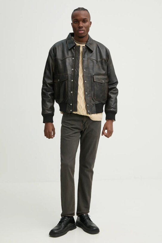 Levi's pulover din amestec de lana A0708 bej AW24