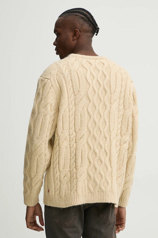 Îmbrăcăminte Levi's pulover din amestec de lana A0708 bej
