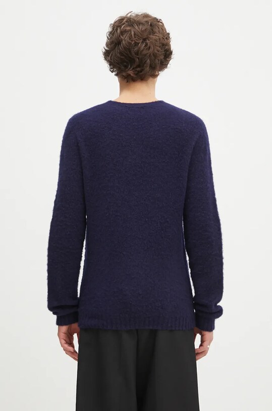 Oblečení Vlněný svetr Norse Projects Birnir Brushed Lambswool N45.0520.7004 námořnická modř