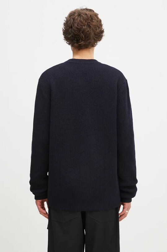 Одяг Вовняний кардиган Norse Projects Loki Wool Cotton Rib N45.0618.7004 темно-синій