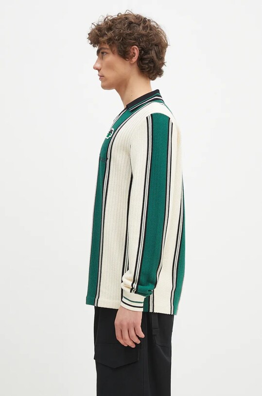 Светр Filling Pieces Knit Football Jersey 91099041926 зелений AW24