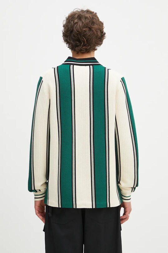 Одяг Светр Filling Pieces Knit Football Jersey 91099041926 зелений