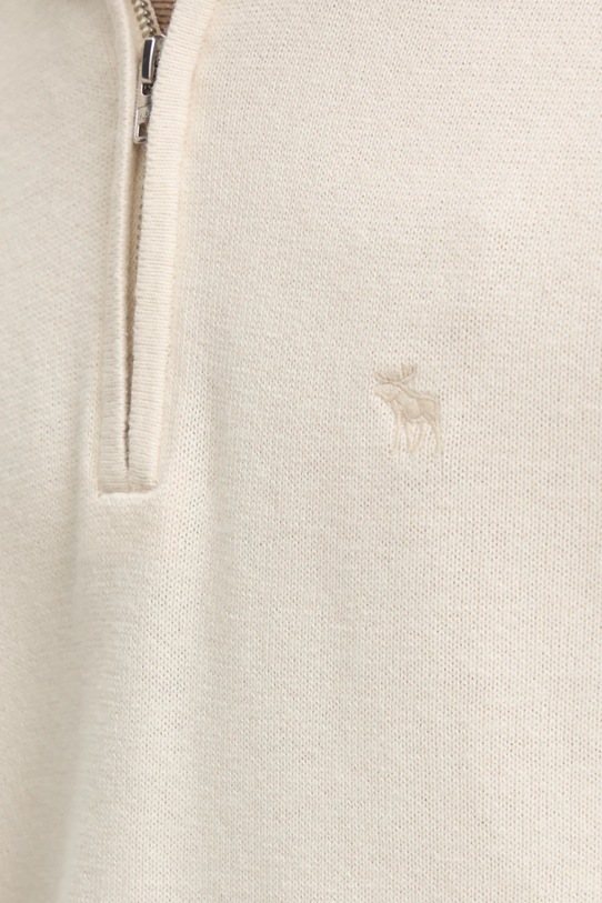 Abercrombie & Fitch sweter z domieszką wełny KI120.4149.100 beżowy