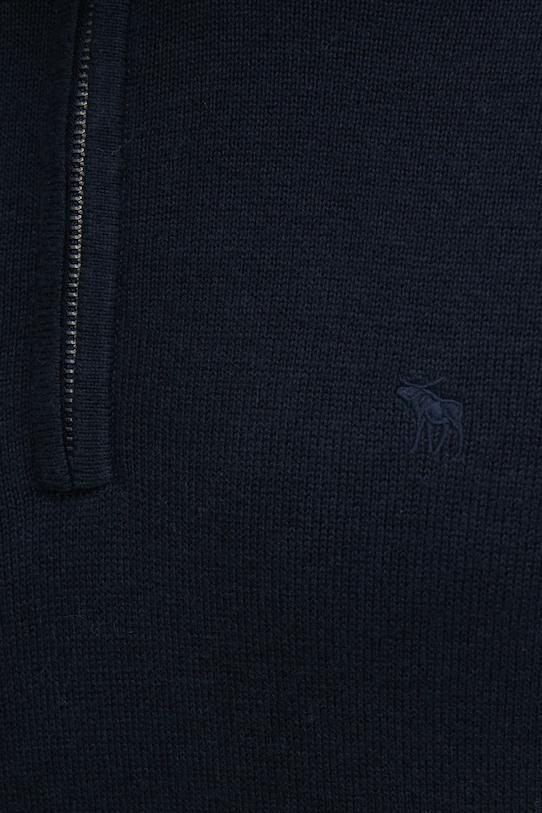 Sveter s prímesou vlny Abercrombie & Fitch KI120.4180.200 tmavomodrá