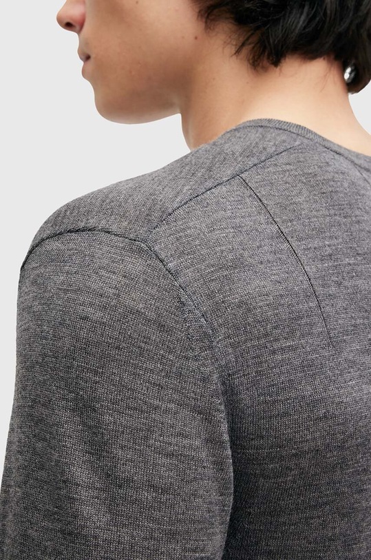 Odzież AllSaints sweter wełniany MODE MERINO VNECK M022KA szary