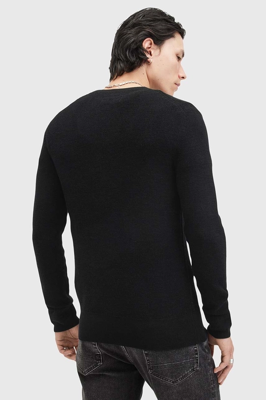 Odzież AllSaints sweter wełniany IVAR MERINO CREW M087KB czarny