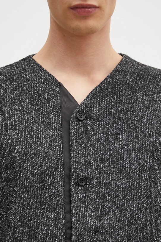 Engineered Garments cardigan con aggiunta di lana Knit Cardigan grigio 24F1B030