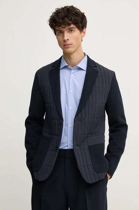 MACKAGE marynarka wełniana granatowy JOHN