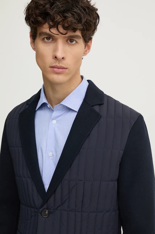 MACKAGE marynarka wełniana JOHN granatowy