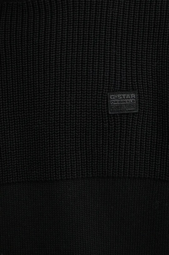 G-Star pulover de bumbac D25151.C868 negru