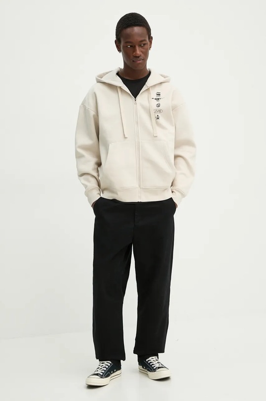 G-Star bluza D25105.D733 beżowy AW24