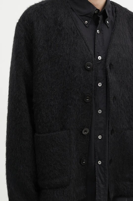 Кардиган з домішкою вовни Our Legacy Cardigan M4206CBM чорний