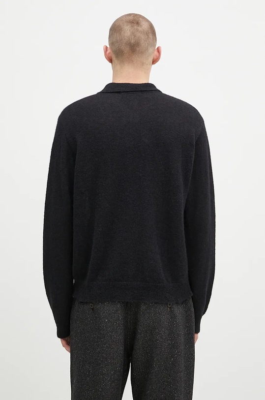 Oblečení Vlněný svetr Our Legacy Evening Polo M4213ECFSE černá