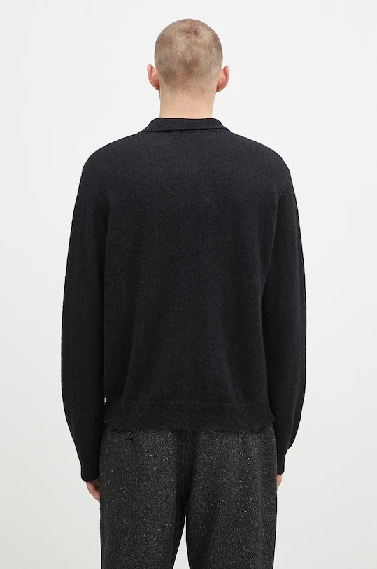 Oblečení Vlněný svetr Our Legacy Evening Polo M4213ECFSE černá