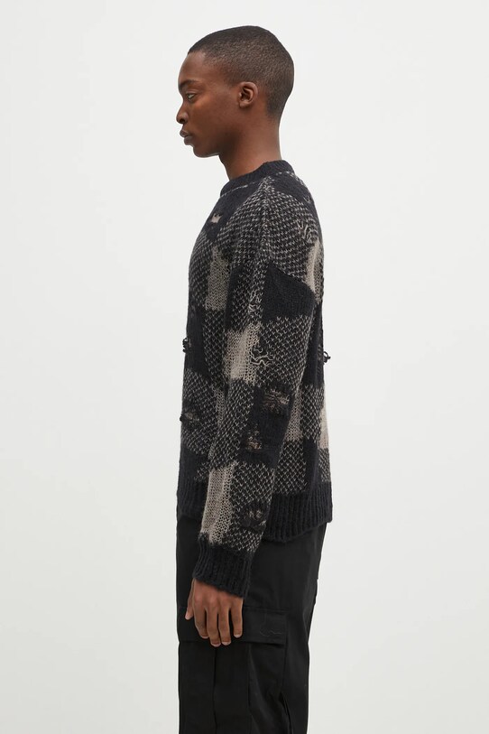 Μάλλινο πουλόβερ Our Legacy Sonar Roundneck M4243SBD μαύρο AW24