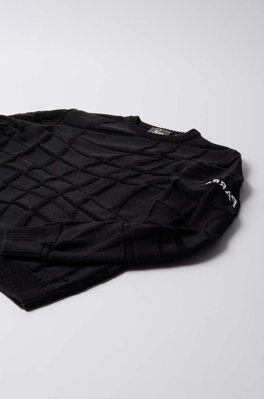 by Parra maglione in cotone Your Boring Abstract Village Knitted Pullover 52330