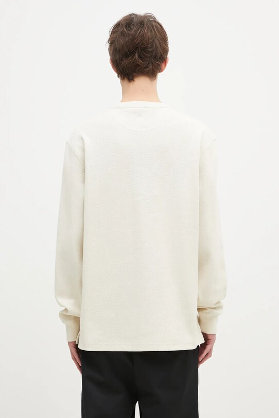 Clothing Filson cotton sweatshirt Waffle Knit Thermal Crew FMTEE0012 beige