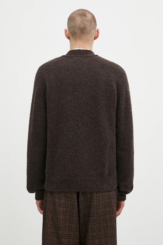 Одежда Шерстяной кардиган Universal Works 31458.BROWN коричневый