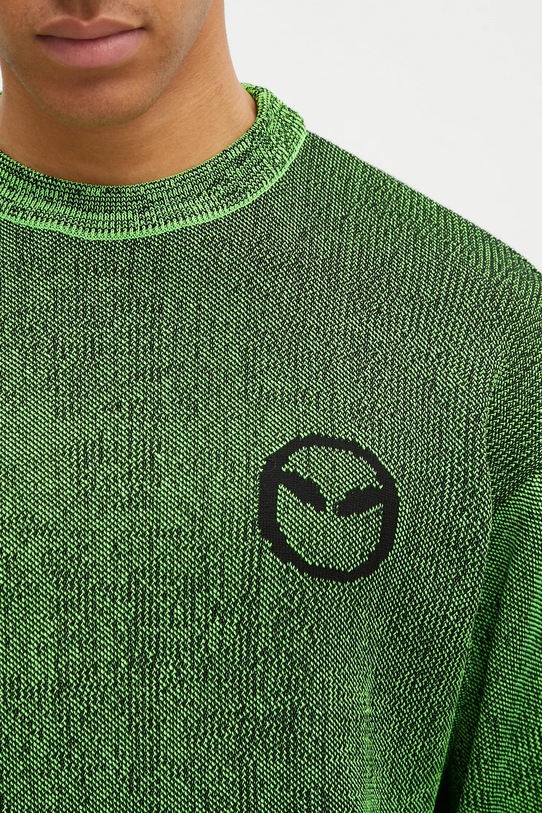 No Problemo sweter Glitch Alien-O zielony NP20019.02