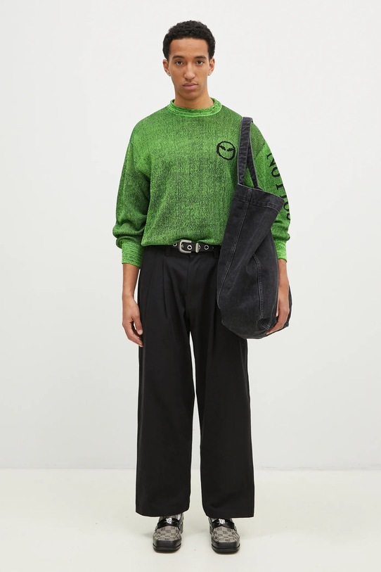No Problemo sweter Glitch Alien-O NP20019.02 zielony