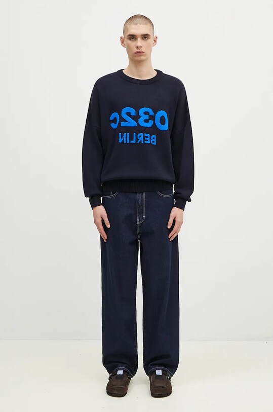 032C woolen jumper ''Selfie'' Sweater F24.URK.1511.300 navy