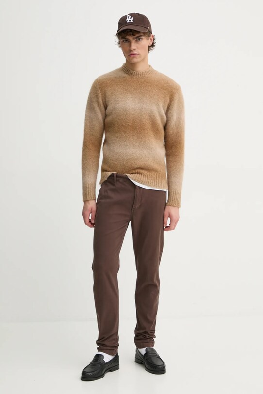 Études Studio pulover H24MMKNI604 bej AW24