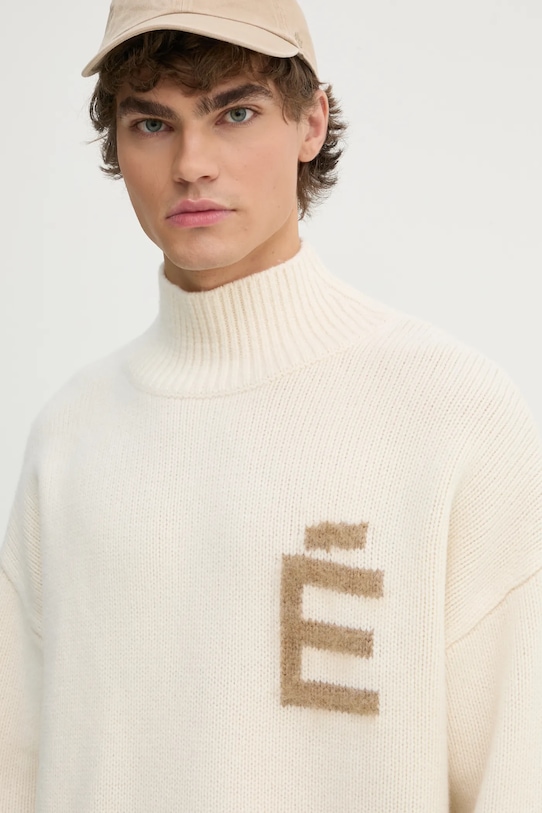 Études Studio sweter wełniany beżowy H24MMKNI610