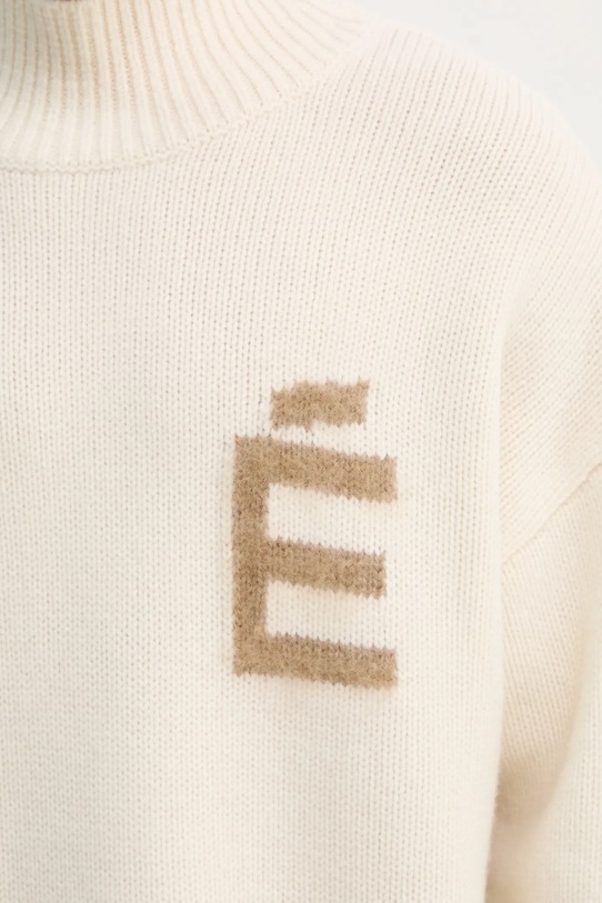 Études Studio sweter wełniany H24MMKNI610 beżowy