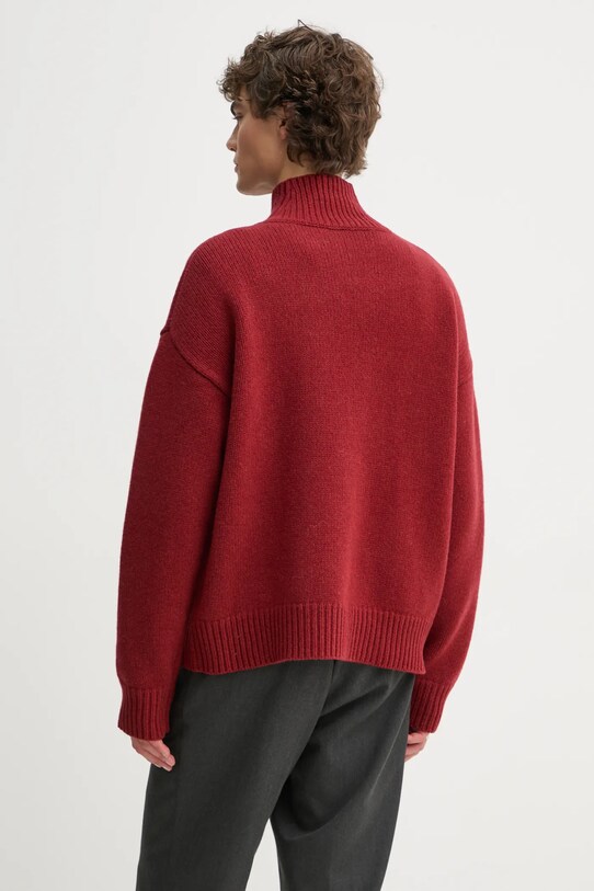 Îmbrăcăminte Études Studio pulover de lana H24MMKNI610 burgundia