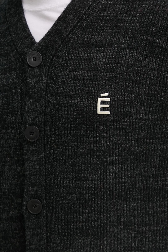 Études Studio kardigan wełniany H24MMKNI620 czarny