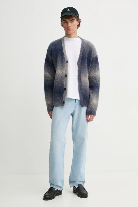 Études Studio cardigan din lana H24MMKNI623 bleumarin AW24