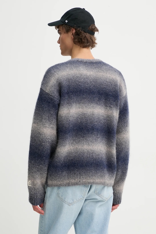 Odzież Études Studio kardigan wełniany H24MMKNI623 granatowy