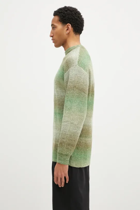 Pulover Butter Goods Beams Knit Sweater BG243301 zelena AW24