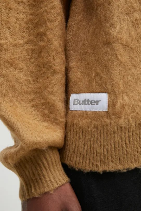 Джемпер Butter Goods Mohair Button Up Knitted Shirt BG243400 зелений