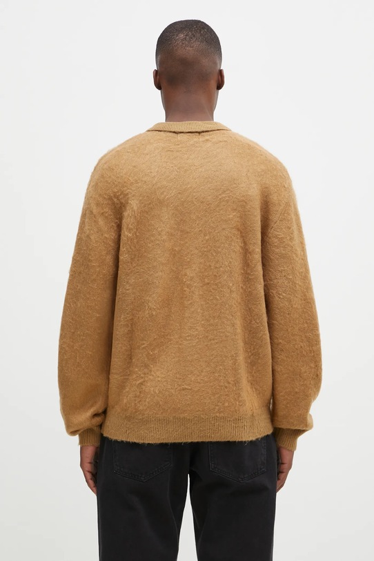 Îmbrăcăminte Butter Goods cardigan Mohair Button Up Knitted Shirt BG243400 maro