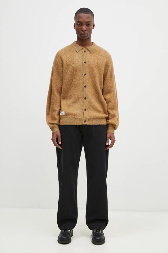 Kardigan Butter Goods Mohair Button Up Knitted Shirt BG243400