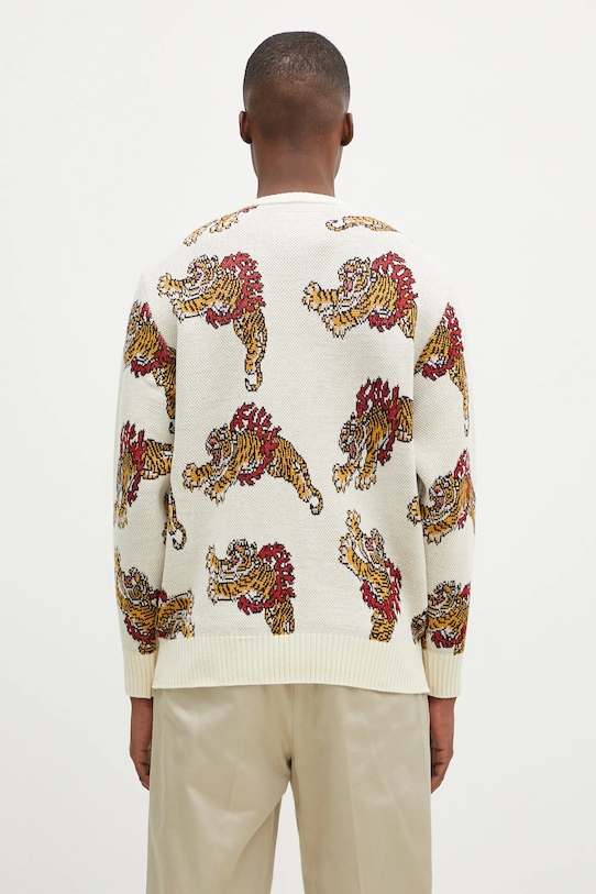 Abbigliamento Wacko Maria cardigan in lana Tim Lehi 24FW.WMK.KN22 beige