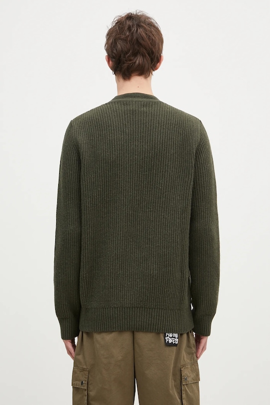 Oblečenie Vlnený sveter Baracuta Barbour x Baracut Miller Knit BRMAG0191 zelená