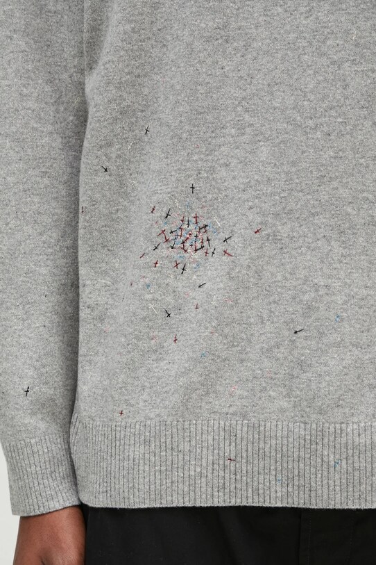 Вовняний светр Undercover Knit сірий UC2D4905