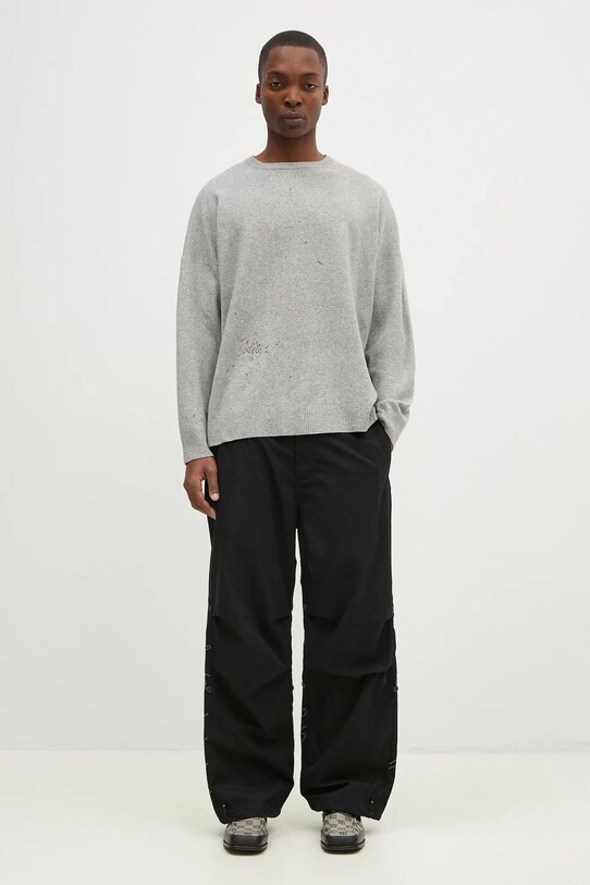 Вовняний светр Undercover Knit UC2D4905 сірий