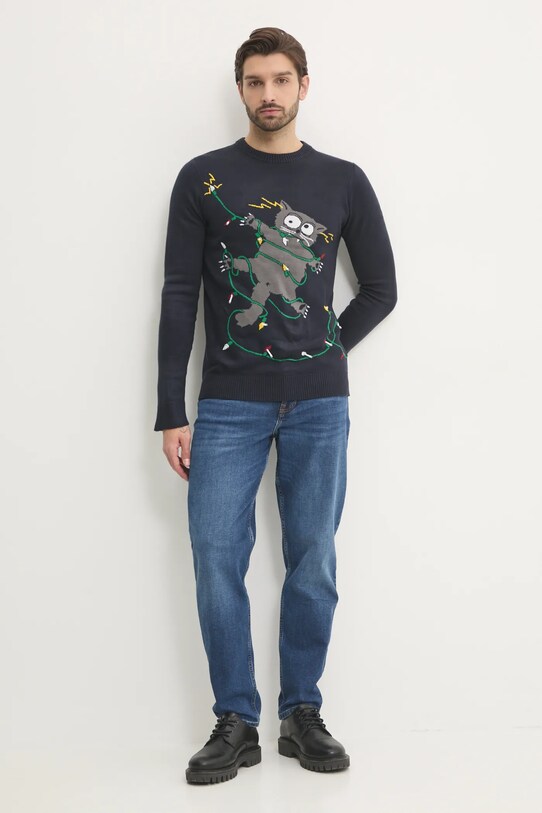 Светр Lindbergh 30.800242.NAVY темно-синій AW24