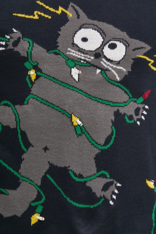 Lindbergh sweter 30.800242.NAVY granatowy