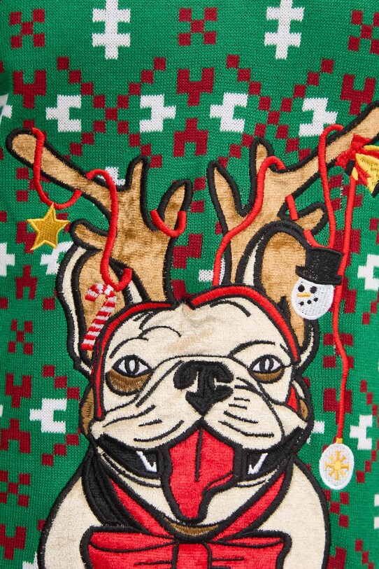 Lindbergh pulover 30.800246.POPGREEN verde