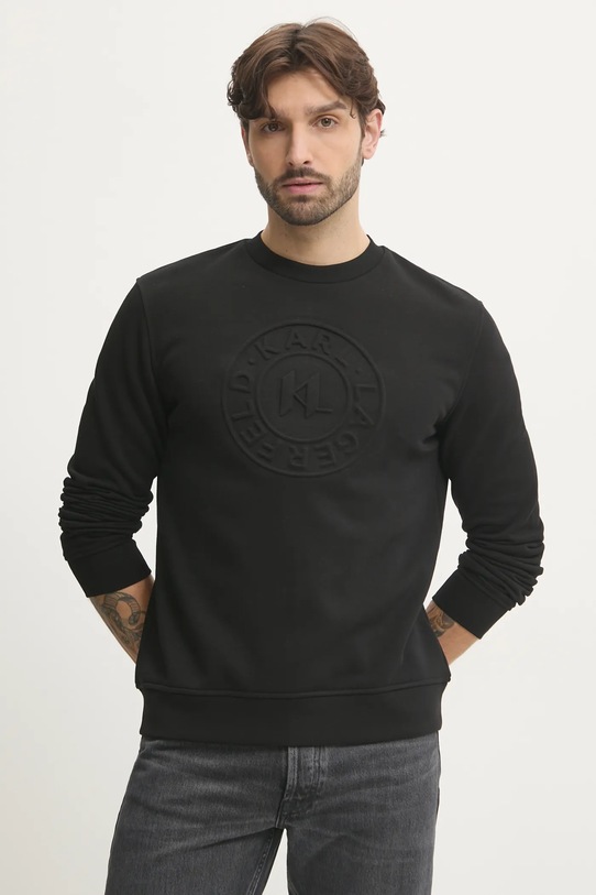 Кофта Karl Lagerfeld без капюшона чорний 543910.705403